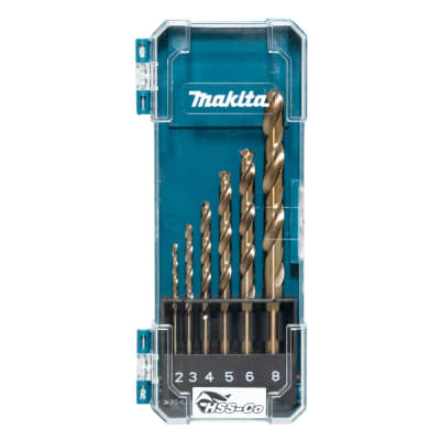 Set de 6 Brocas Metal/Inox HSS-Co 2-8 mm Makita D-75758