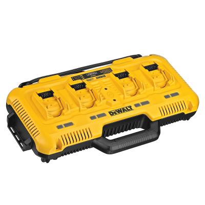 Cargador Simultáneo de 4 Puertos 12V/20V/60V Max Dewalt DCB104