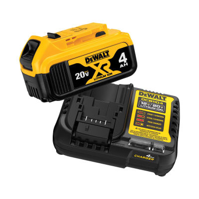 Kit Batería Ion de Litio 20V 4.0Ah + Cargador Dewalt DCB204-K4