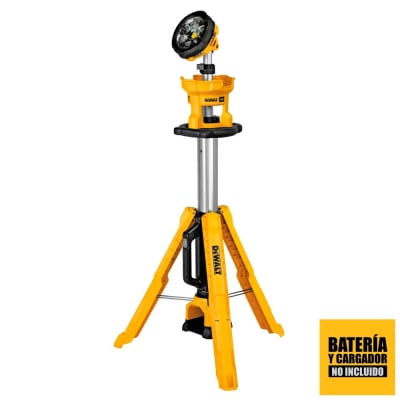 Torre de luz LED Dewalt 20V 3000 lm con trípode (Sin Batería) - DCL079B