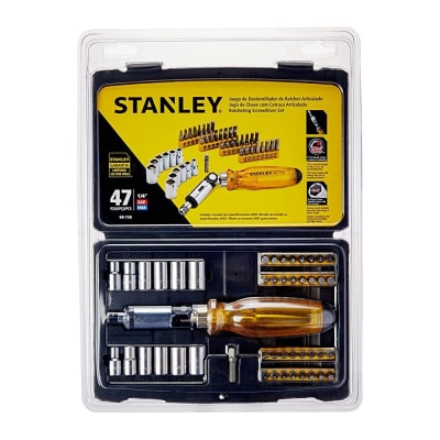 JUEGO DE DESTORNILLADORES 47 PZAS. STANLEY  68-736