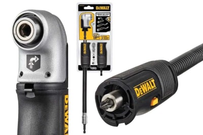 Adaptador Angular DeWalt Flextorq 4 en 1 para Brocas y Puntas de 1/4
