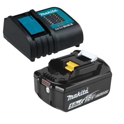 Kit de Energía Makita 18V LXT + 1 Batería 5.0 Ah y Cargador - STARTER-KIT-5AHX1