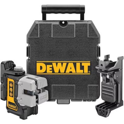 Nivel Láser DeWalt 3 Líneas Luz Roja 30m - DW089K