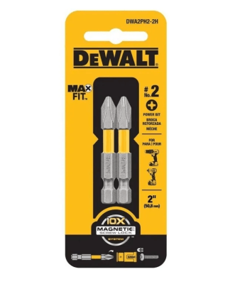 Punta MaxFit Phillips/Cruz #2 de 2'' DWA2PH2-2H DEWALT
