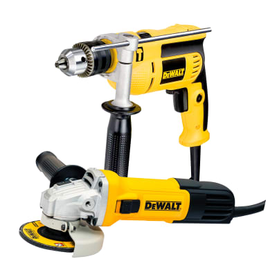 Taladro Percutor 1/2'' 650W DWD024 + Amoladora 4 1/2'' 750W DWE750 Dewalt