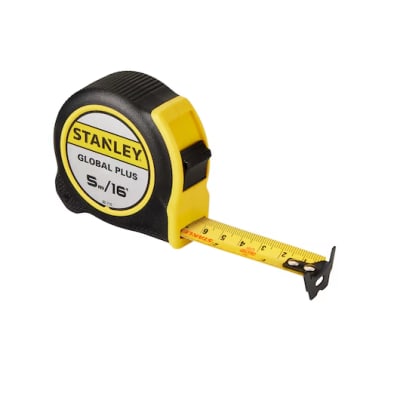 Cinta Métrica Stanley Global Plus 5m / 16' - Modelo 30-716