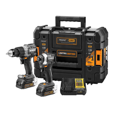 Kit McLaren Taladro/Atornillador 1/2'' + Atornillador de Impacto 1/4'' Bat y Carg Dewalt DCK200M2GT