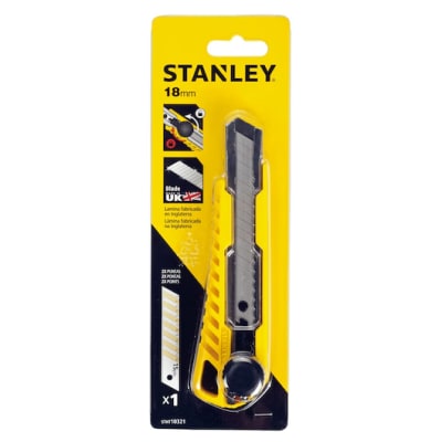 Cuchilla Retráctil Stanley DynaGrip 18mm Snap-Off - STHT10321