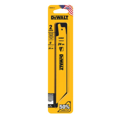 Hoja Sierra Sable Reciproca 6'' 24 TPI Dewalt DW4813-2
