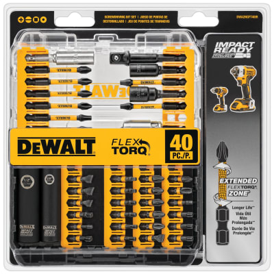 Set de 40 Piezas para Atornillador FlexTorq Dewalt DWA2NGFT40IR