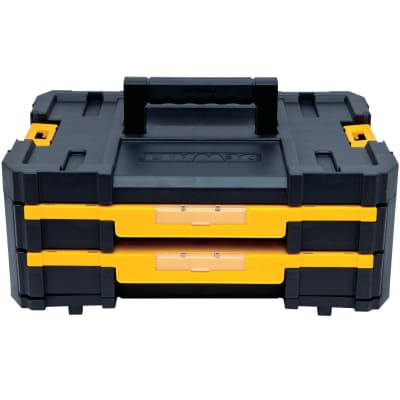 Organizador de Accesorios Dos Cajones Tstak Dewalt DWST17804