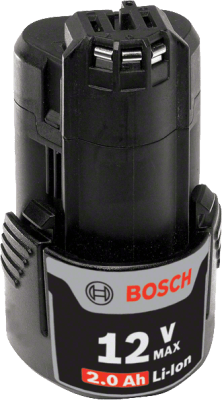 BATERIA PARA ATORNILLADOR 12V. BOSCH GBA 12 V. MAX (2.0 AH)