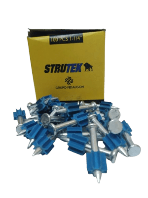 CLAVOS DE DISPARO 1-1/4 PARA FULMINANTE STK CAJA X 100 UND.