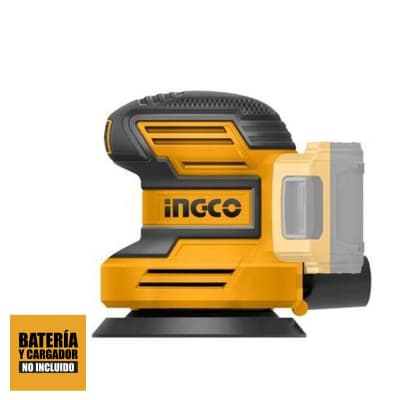 Lijadora Orbital de Palma Inalámbrica 20V Ingco CROSLI2001