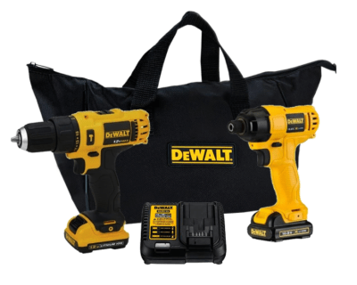 Taladro atornillador + Atornillador Impacto 12V DCK202C2-B2 Dewalt