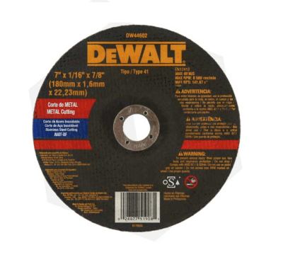 Disco Abrasivo / Corte Metal-Inox. 7