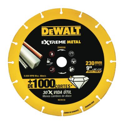 DISCO DIAMANTADO PARA CORTE METAL 9
