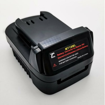 Adaptador de Batería Makita 18V LXT para Herramientas Milwaukee M18 - MT18ML