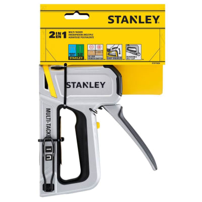 Engrapadora-Clavadora 2 en 1 Uso Pesado Cuerpo de Aluminio Stanley STHT70250