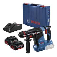 Rotomartillo SDS Plus/Cilíndrico/Hexagonal 18V Brushless Inc 2 Bat y Carg Bosch GBH 187-LI 0