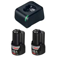 Kit Bosch: 2 Bat12V (2.0 Ah) + Carg GAL 12V-20 – 1600.A02.1KS 0