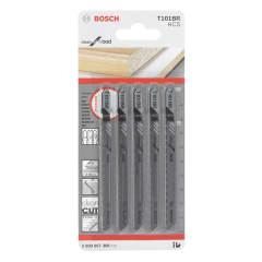 Hoja Caladora T101BR X5unid HCS Recto/Fino Especial limpia Madera 2608.667.306 0