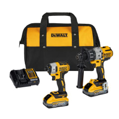 Combo DeWalt 20V XR: Taladro + Atornillador Impacto DCK299H2-B2 0
