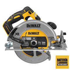Sierra Circular Inalámbrica 7-1/4'' 20V Xr 5500 Rpm Dewalt DCS570B 0