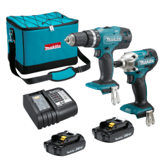 TALADRO PERCT. + ATORNILLADR DE IMAPACTO - DLX2336SYX MAKITA 2