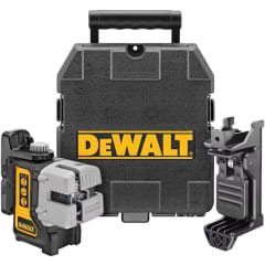 Nivel Láser DeWalt 3 Líneas Luz Roja 30m - DW089K 0