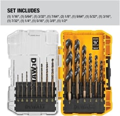 Juego de brocas, 14 piezas, punto dividido de 135 grados, para plástico, madera y metal 0