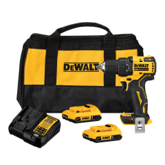 Kit Taladro DeWalt 20V Atomic 65Nm + 2 Baterías DCD708D2-B2 0