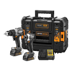 Kit McLaren Taladro/Atornillador 1/2'' + Atornillador de Impacto 1/4'' Bat y Carg Dewalt DCK200M2GT 0