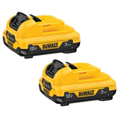 Set 2 Baterías ION-LI 12V Max 3.0 Ah Dewalt DCB124-2 0
