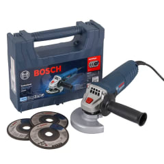 Esmeril Bosch 850W GWS 850 + Maletín + 3 Discos - 0601.377.5ED 0