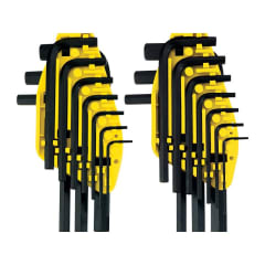 Juego de Llaves Allen Hexagonales SAE/Métricas 20 Pzas Stanley 69-255 0