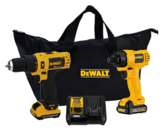 Taladro atornillador + Atornillador Impacto 12V DCK202C2-B2 Dewalt 2