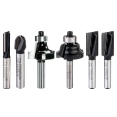 Set 6 Fresas Vástago 1/4