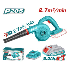 Sopladora de Aire 20V 2.7 M3 Inc Bat 2Ah y Carg Total TABLI200281 0