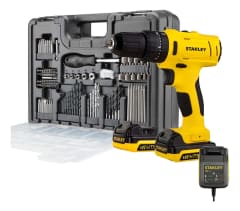 TALADRO ATORNILLADOR PERCUTOR 12V + 101 ACCESORIOS - SCH121S2KA 4