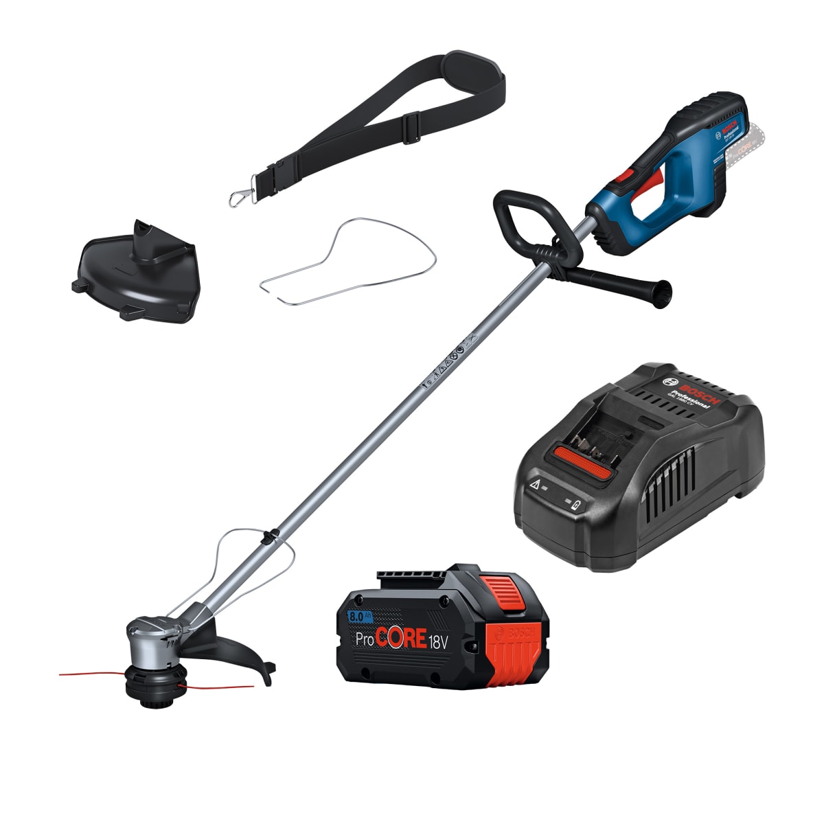 Desbrozadora Bosch GRT 18V-33 + Bat 8Ah + Carg – 0615.A00.2BF1