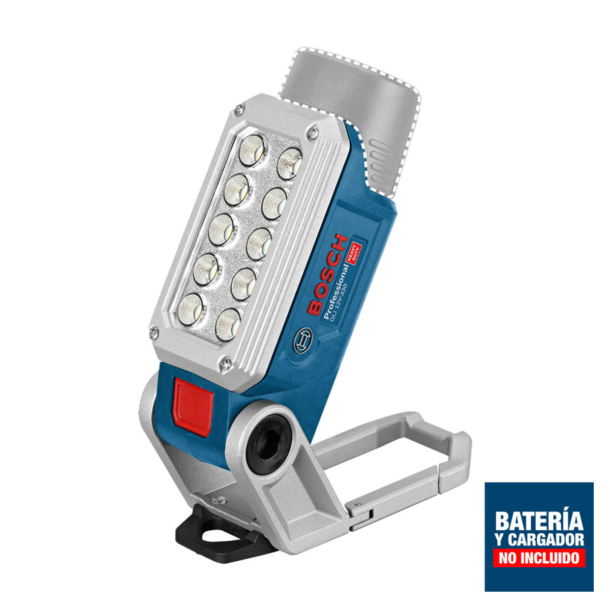 Linterna de trabajo Bosch 12V 330lm (Sin Batería) GLI12V-330 - 0601.4A0.0001