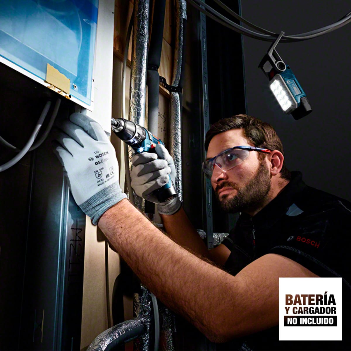 Linterna de Trabajo Bosch GLI 12V-330 Baretool - 0601.4A0.0005