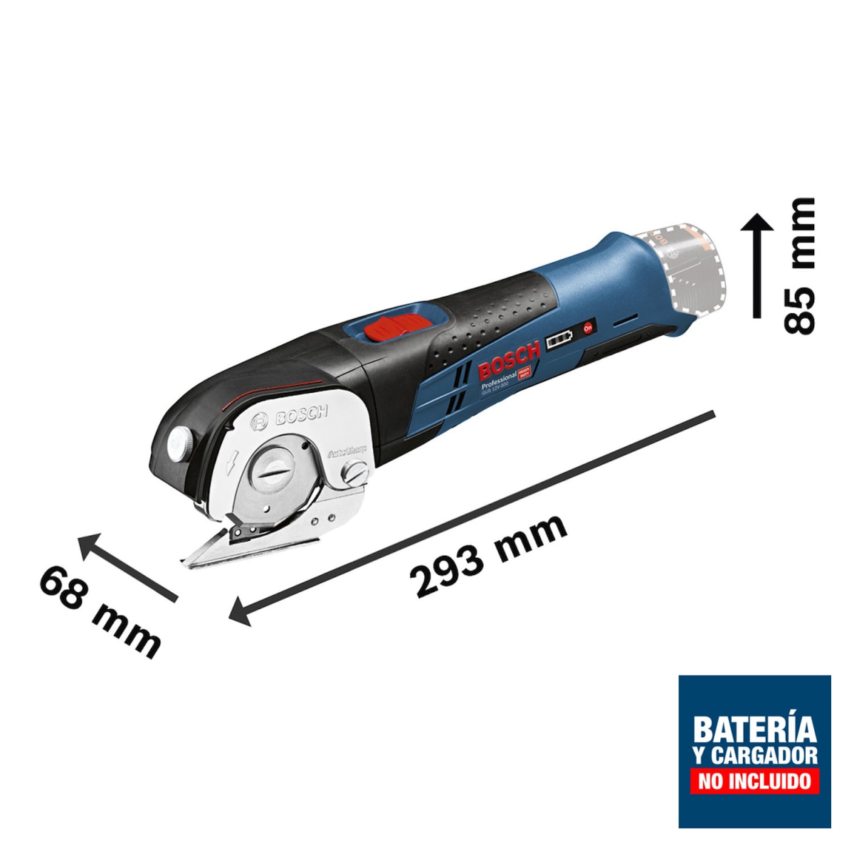 Tijera Universal Bosch GUS 12V-300 Baretool - 0601.9B2.9013