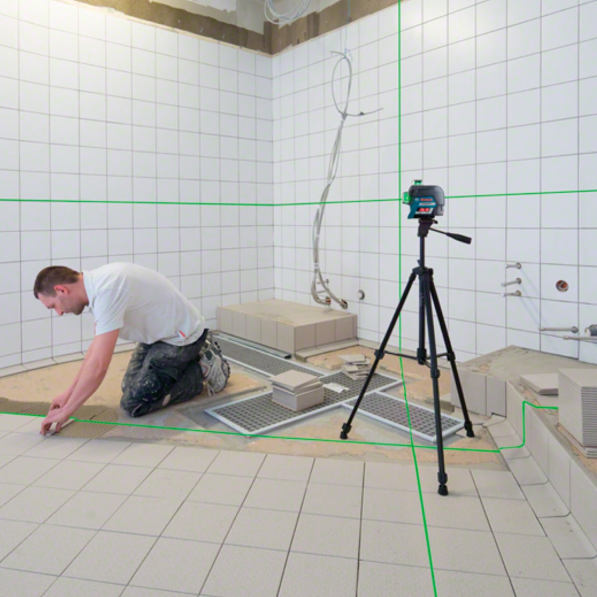 Nivel Láser Verde de 360° GLL 3-80 CG + Receptor LR 7 Bosch5