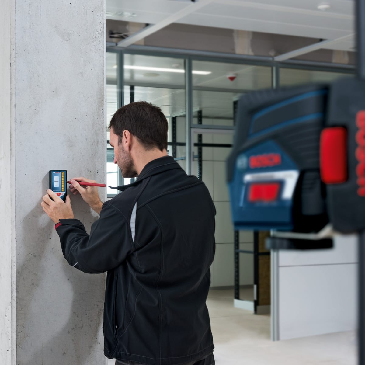 Receptor Láser Bosch LR 7 Professional (Rojo y Verde) – 0601.069.J006