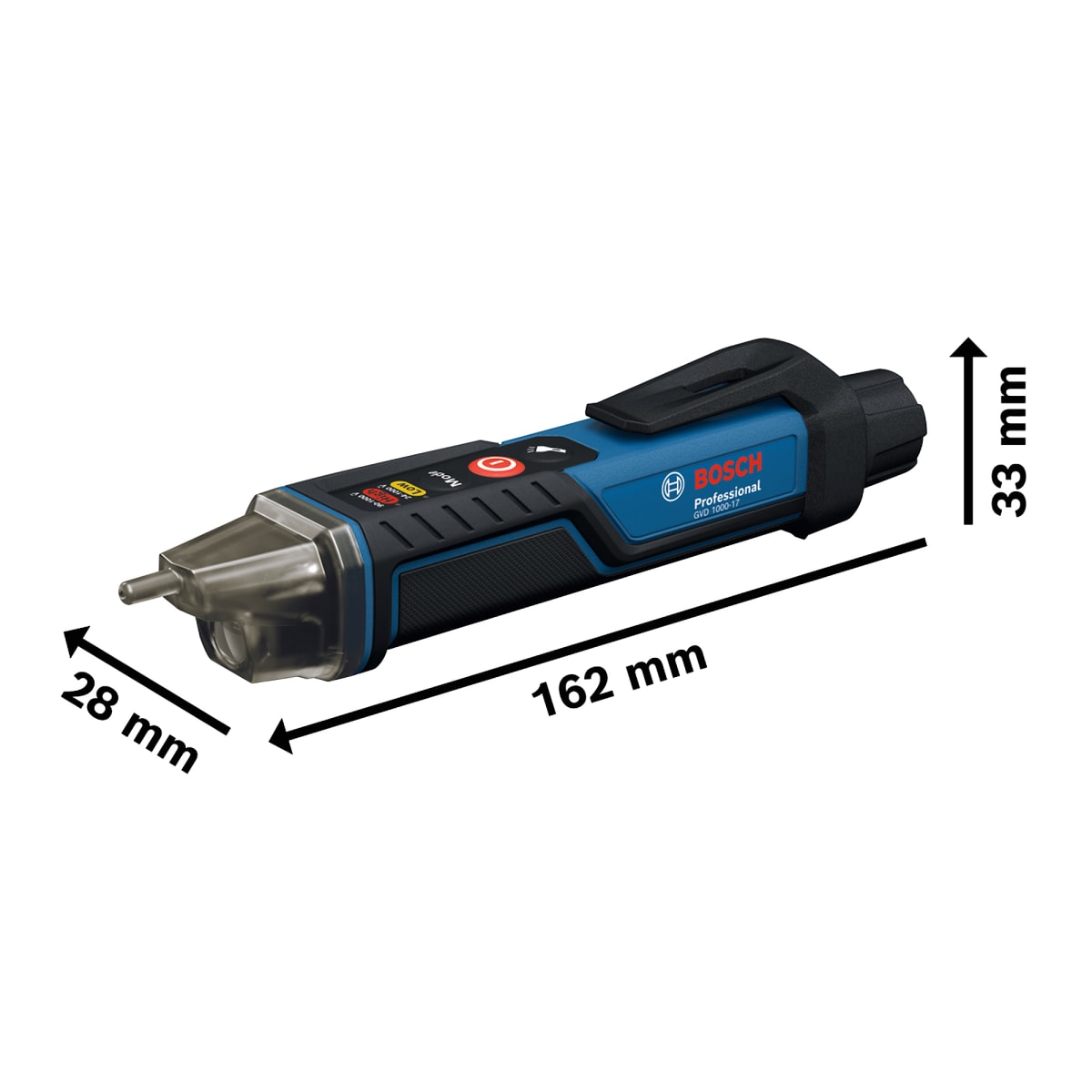 Probador de Voltaje 1000V GVD 1000-17 Bosch 0601.077.0004