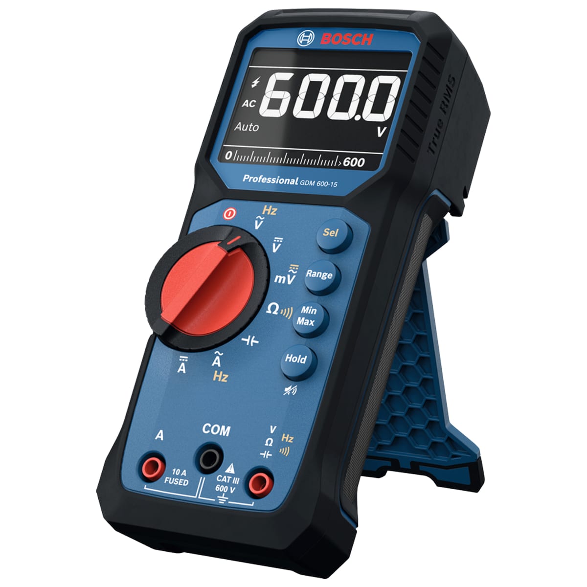 Multímetro Digital 1000V + Soporte Magnético GDM 600-15 Bosch 0601.077.3014