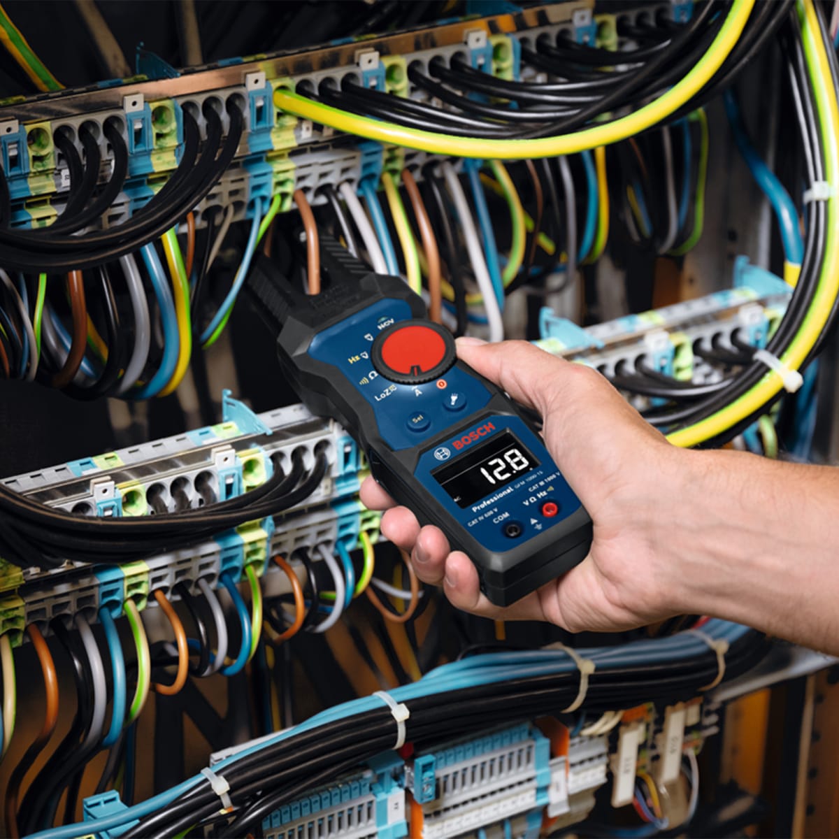 Pinza Amperimétrica de Horquilla 1000V Bosch GFM 1000-154